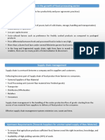 Constraints in The Growth of Food Processing Sector