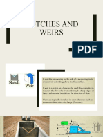 Notches and Weirs