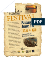 Great Lakes Experience Festival Flyer