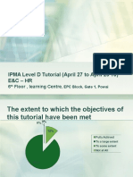 IPMA Level D Tutorials April 27 To 29 2010 - FDBK