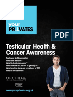 Testicular Health, Cancer Awareness & Self-Exams