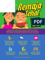 Flyer Remaja Buah Sayur 15x21cm