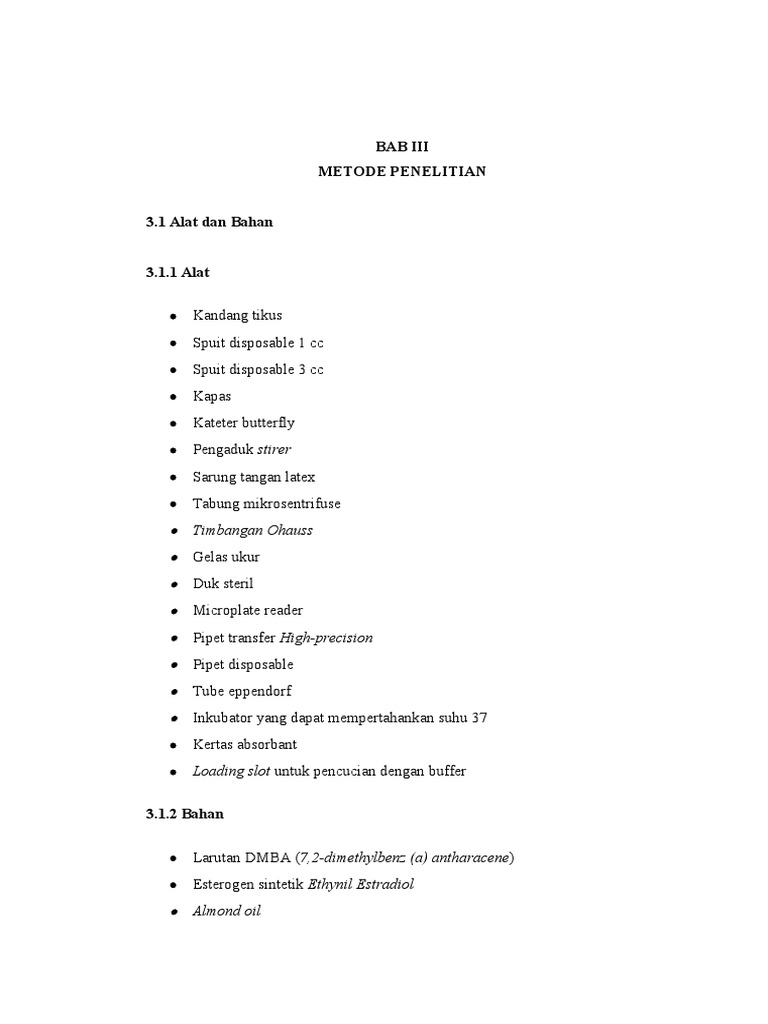 BAB III Metode Penelitian | PDF | Kesehatan Holistik | Sains & Matematika