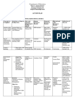 Department of Education: Action Plan