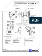 Universal Square Flange Plug Receptacle For Axis 0.3Mm: Series: SMA2.9