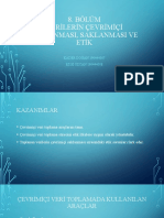 Bölüm Verilerin Çevrimiçi Toplanmasi, Saklanmasi Ve Etik: KADER DOĞAN 190444007 EZGİ ÖZCAN 190444008