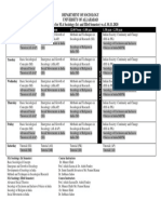 Time Table 2020