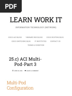 25.c) ACI Multi-Pod-Part 3 - LEARN WORK IT