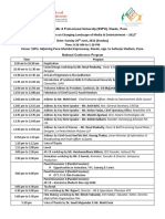 National Conference Program On Changing Landscape of Media & Entertainment - 2022 - 14.6.22