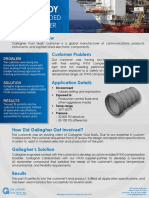 Custom-Molded FFKM Bladder: Customer Overview Customer Problem