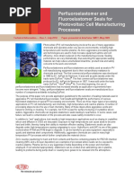 Perfluoroelastomer and Fluoroelastomer Seals For Photovoltaic Cell Manufacturing Processes