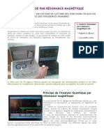 Analyse Quantique Par Resonance Magnetique