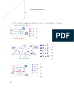 Taller matemáticas Teoría de conjuntos