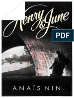 Henry y June - Anais Nin