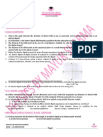 Revision Sheet-8 Electric Dipole