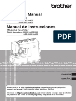 Operation Manual Manual de Instrucciones: Sewing Machine
