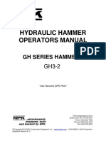 NPK GH Series Hydraulic Breaker Manual