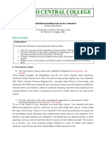 Pre-Midterm Examination in Ir 2 Subject: by Paulino S. Angga, Edd