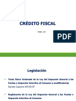 Credito Fiscal Tema 4