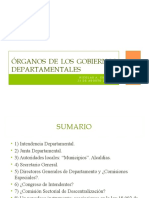 Órganos de Los Gobiernos Departamentales