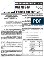 Criação de cargos e especialidades na Prefeitura de Boa Vista