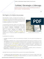 Calidad, Estrategia y Liderazgo - Harrington y La Mejora de Procesos