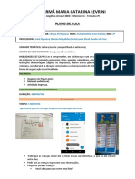 Plano de Aula - LÍNGUA PORTUGUESA