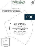 Contoured Face Masks - Cucicucicoo Patterns