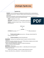 Psychologia Spoeczna Notatki A.orzechowska