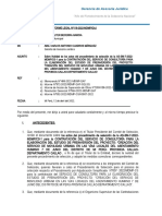 INFORME A GM SOBRE NULIDAD de Procedimiento de Seleccion Servicio de Movilidad Urbana AAHH 7 DE JUNIO