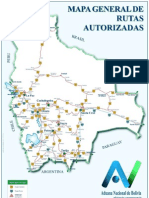 Mapa de Rutas y Plazos Autorizados