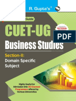 R Gupta's Popular Master Guide For CUET-UG Business Studies 2022