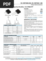 VS-15ETH06S-M3, VS-15ETH06-1-M3 Hyperfast Rectifier, 15 A FRED PT