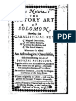 Solomon Turner Ars Notoria The Notary Art of Solomon 1657