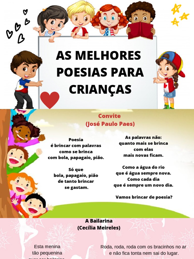 Poesias Curtas para Crianças | PDF