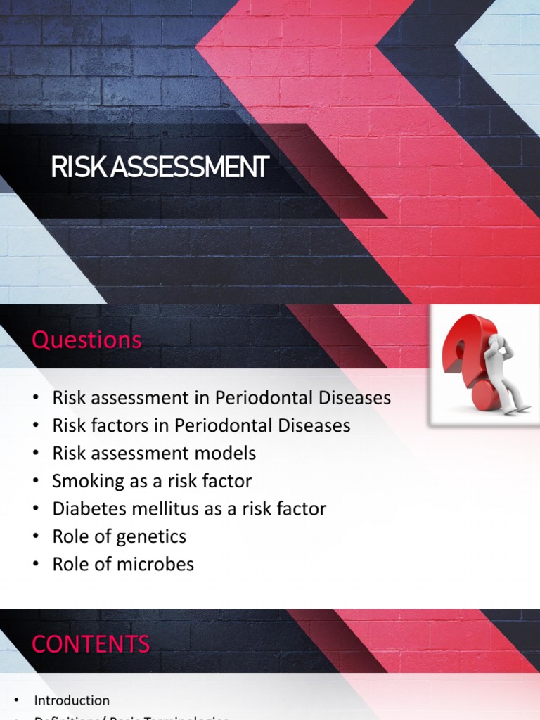 Risk Assessment | PDF | Periodontology | Risk