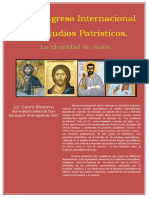 1er Congreso Internacional de Estudios Patrísticos.: La Identidad de Jesús