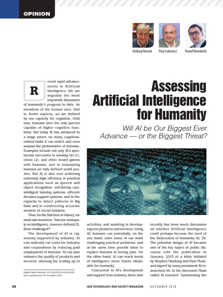 AI Development: Promise or Threat? | PDF | Artificial Intelligence ...