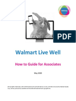Walmart Live Well - Associate How To Guide