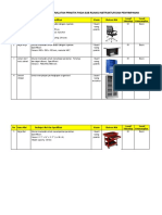 Daftar Perabot Dan Peralatan Pada Sub Ruang Instruktur Dan Penyimpanan