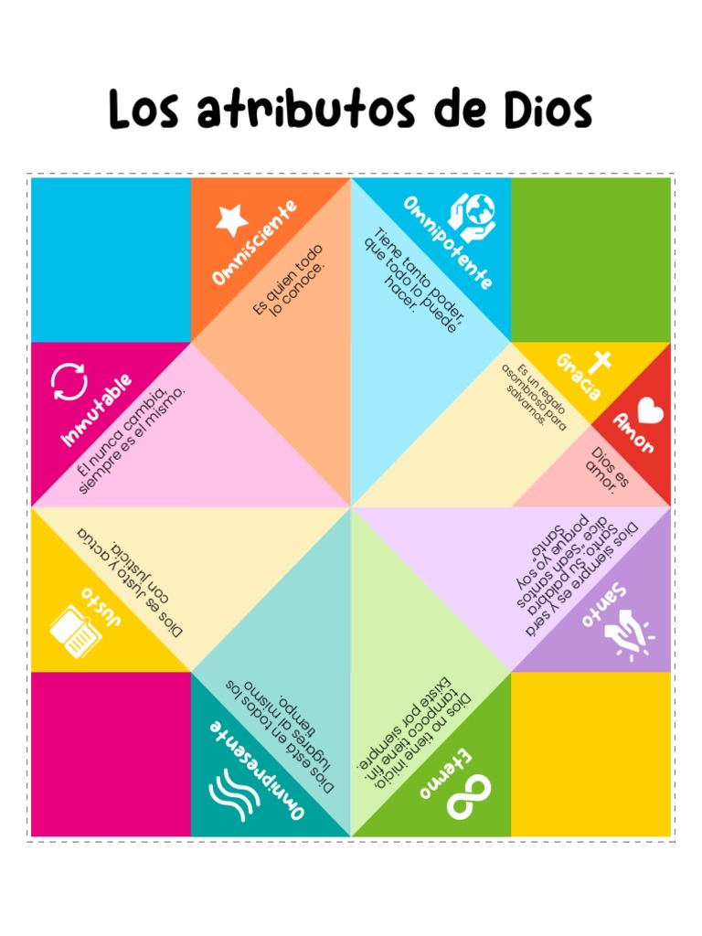 Atributos de Dios para Niños PDF