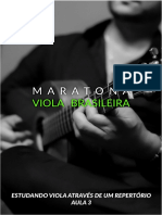 Maratona Viola Brasileira - Aula 3 - Estudando Através de Repertório
