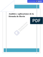 Análisis y Aplicaciones de La Fórmula de Herón - Primer Borrador-Anotaciones