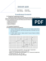 Materi Ajar Transformasi Geometri