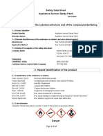 Safety Data Sheet Appliance Aerosol Spray Paint: Page 1 of 14