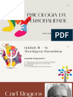 UNIDADE III - PSICOLOGIA DA PERSONALIDADE