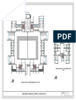 Industrial Training Centre: Floor Plans: Ground Floor Plan: Staff Quarters (Scale 1:100)