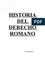 Historia de Derecho Romano