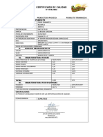 Certificado Calidad #074-2022 Frijol Panamito