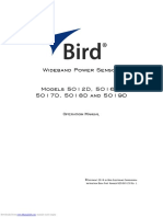 Broadband Bird Power Sensor 5012d Manual